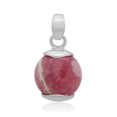 Ciondolo in argento con Rodocrosite
