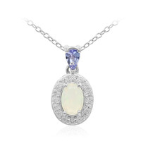 Collana in argento con Opale di Welo