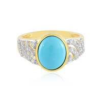 Anello in argento con Turchese Sleeping Beauty