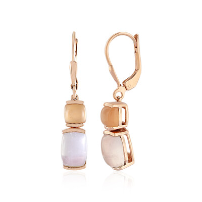 Orecchini in argento con Quarzo Rosa (KM by Juwelo)