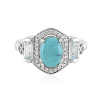 Anello in argento con Turchese