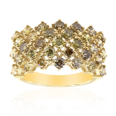 Anello in oro con Diamante Fancy SI2 (CIRARI)
