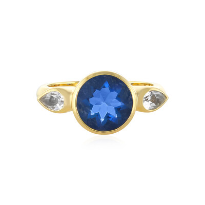 Anello in argento con Fluorite Cangiante