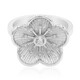 Anello in argento con Topazio Bianco
