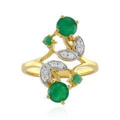Anello in argento con Smeraldo Socoto