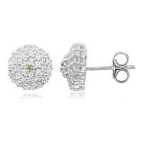 Orecchini in argento con Granato Menta Merelani
