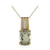 Collana in argento con Ametista Verde