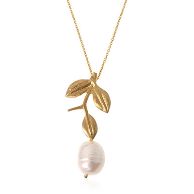 Collana in argento con Perla di Acqua Dolce (Joias do Paraíso)