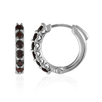 Orecchini in argento con Granato