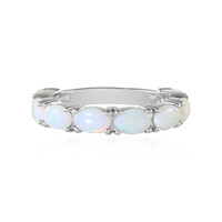 Anello in argento con Opale Australiano