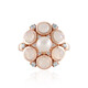 Anello in argento con Perla d'Acqua Dolce Bianca (KM by Juwelo)