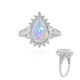 Anello in oro con Opale di Welo AAA (de Melo)