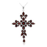 Collana in argento con Granato
