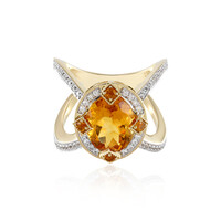 Anello in oro con Citrino Madeira (SUHANA)