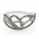 Anello placcato in platino con Diamante Fancy