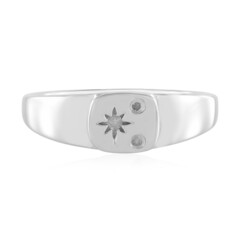 Anello in argento con Diamante I2 (I)
