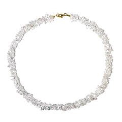 Collana in argento con Quarzo Bianco