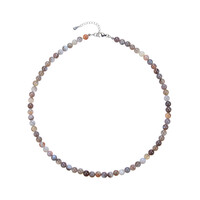 Collana in argento con Agata Botswana
