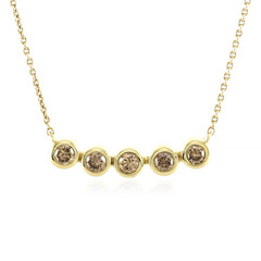 Collana in oro con Diamante Champagne PK