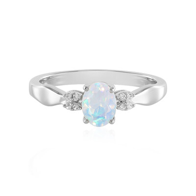 Anello in argento con Opale di Welo