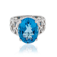 Anello in argento con Topazio Marambaia
