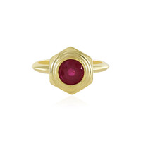 Anello in argento con Rubino del Madagascar