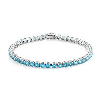 Bracciale in argento con Topazio Paraiba