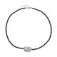Collana in argento con Perla d'Acqua Dolce Argentata