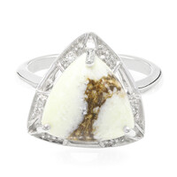 Anello in argento con Magnesite