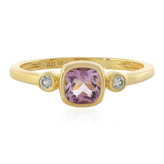 Anello in argento con Ametista Rose de France