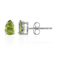 Orecchini in argento con Peridoto della Birmania