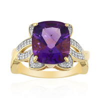 Anello in oro con Ametista Siberiana (Adela Gold)