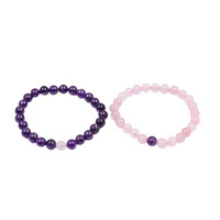Bracciale con Quarzo Rosa