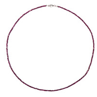 Collana in argento con Rubino del Madagascar