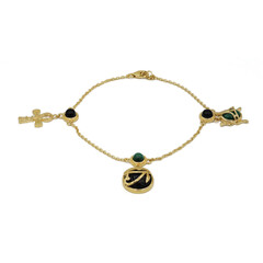 Bracciale in argento con Onice Nero
