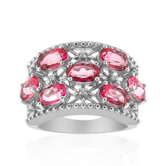 Anello in argento con Topazio Rosa