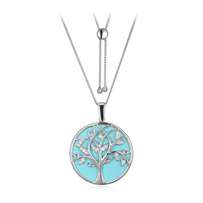 Collana in ottone con Zircone (Juwelo Style)