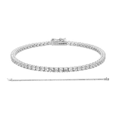 Bracciale in argento con Zircone