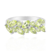 Anello in argento con Peridoto