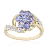 Anello in oro con Tanzanite
