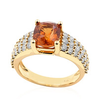 Anello in oro con Spessartina (de Melo)