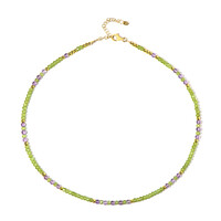 Collana in argento con Peridoto