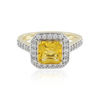 Anello in oro con Berillo Giallo