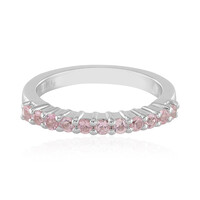 Anello in argento con Tormalina Rosa Nigeriana