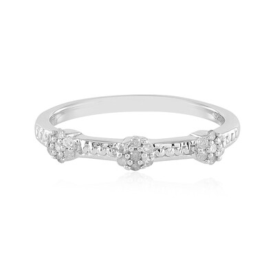 Anello in argento con Diamante I2 (I)