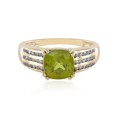 Anello in oro con Sfene