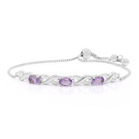 Bracciale in argento con Ametista