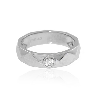 Anello in platino con Diamante Flawless (F) (LUCENT DIAMONDS)