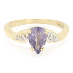 Anello in oro con Zaffiro (non riscaldato) (AMAYANI)