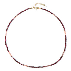 Collana in argento con Ematite Rosa